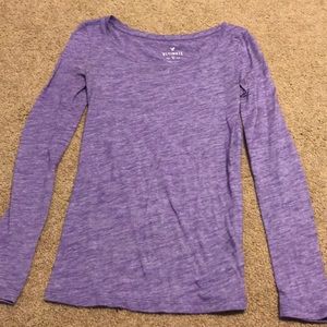American Eagle purple top